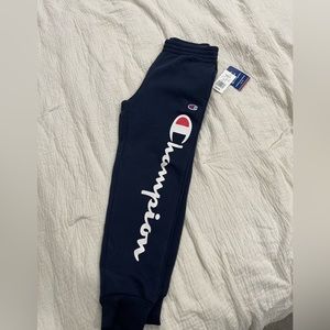 New Champion boys Size Small Navy Champion Joggers NEW NWT